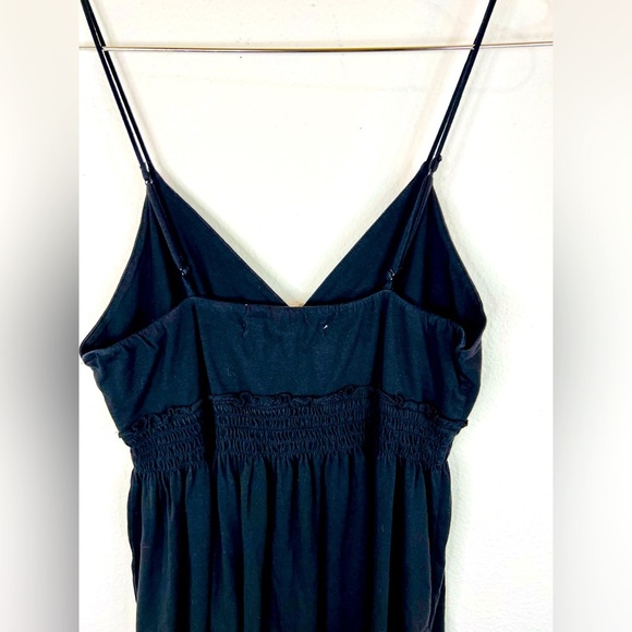 Forever Twenty One Black Mini Dress Medium 31” Length Stretchy Chic Design - Picture 9 of 9